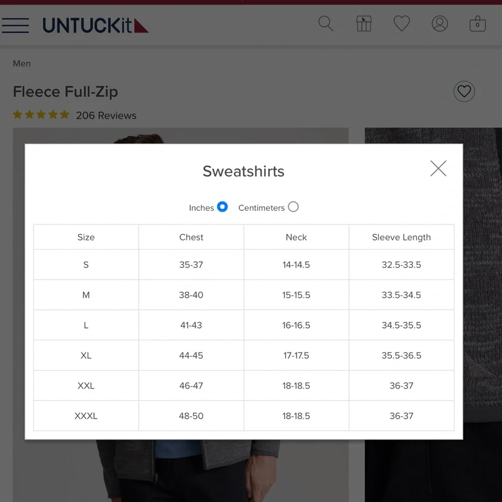 UNTUCKit Fleece Full-Zip Jacket Coat Blue Size Medium